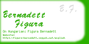 bernadett figura business card